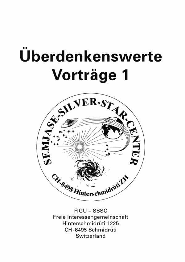 Überdenkenswerte Vorträge Heft 1