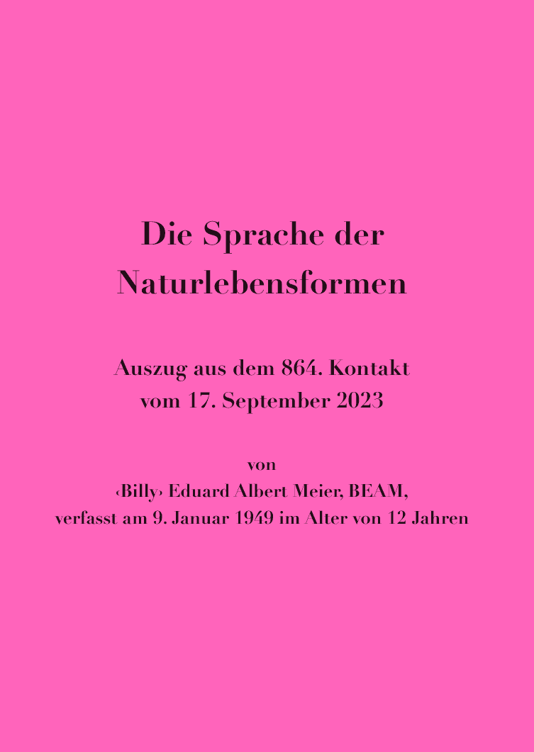 Die Sprache der Naturlebensformen