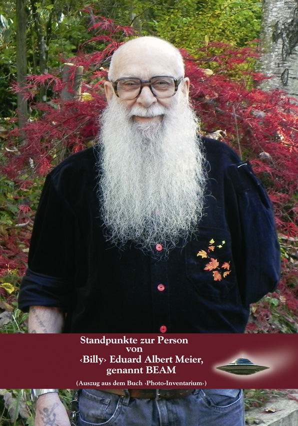 Standpunkte zur Person von Billy Eduard Albert Meier, genannt BEAM